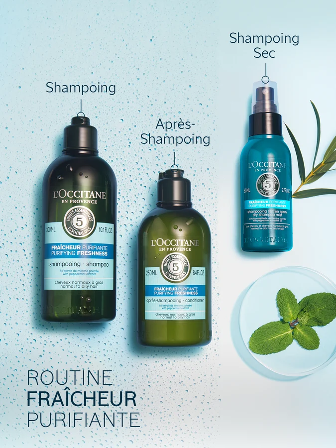 L'Occitane Shampooing Sec en Spray Fraîcheur Purifiante