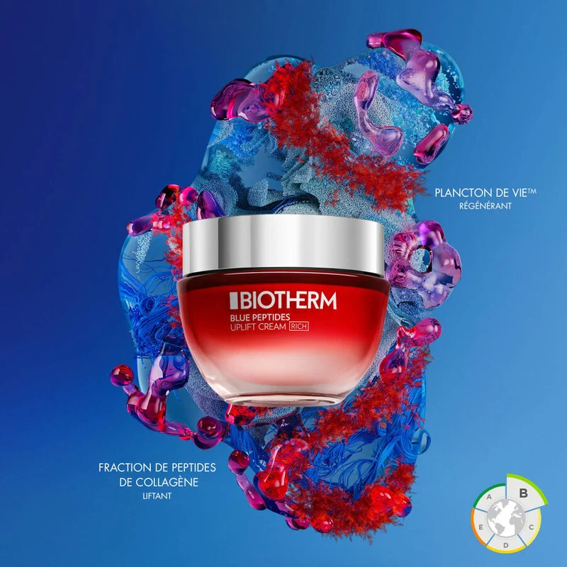 Biotherm - BLUE PEPTIDES UPLIFT Crème De Jour Riche Anti-Age et Fermeté 50 ml