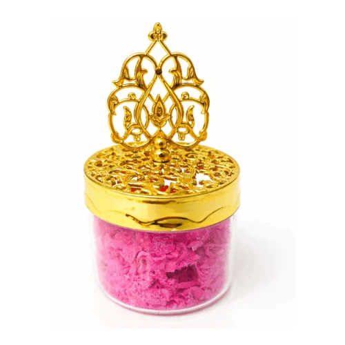 Bakhour Maamoul Rose – Encens d’Arabie Saoudite – 50g (Boîte décorative)