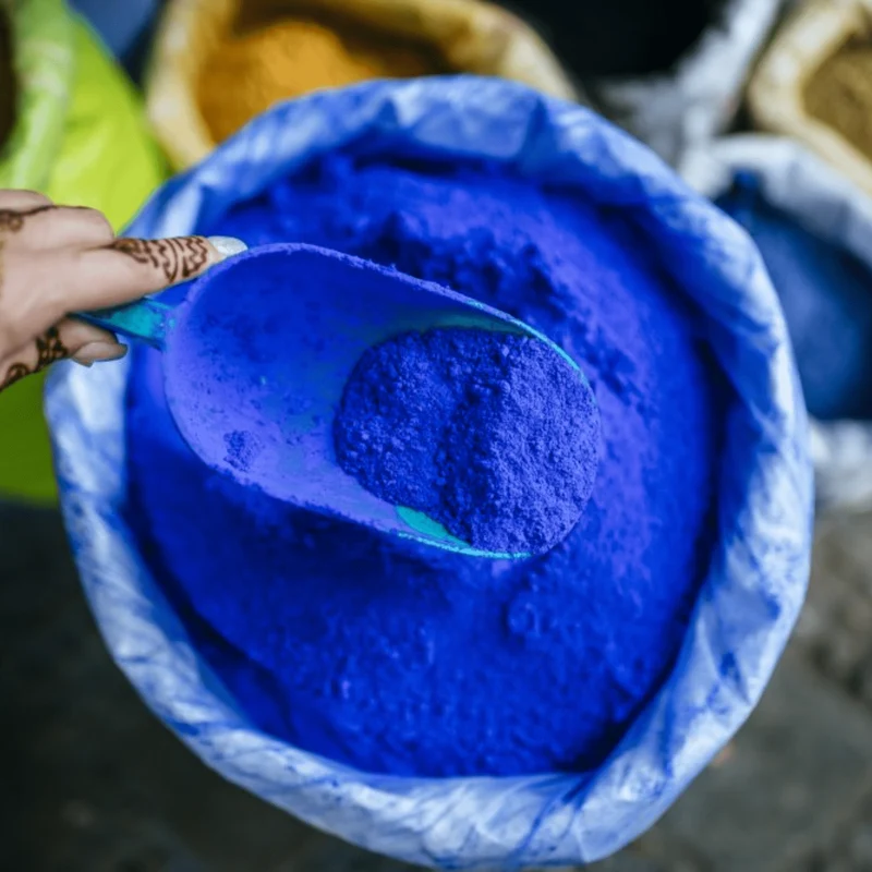 Poudre de Nila Bleu du Maroc 100g à 2kg – Visage & Corps