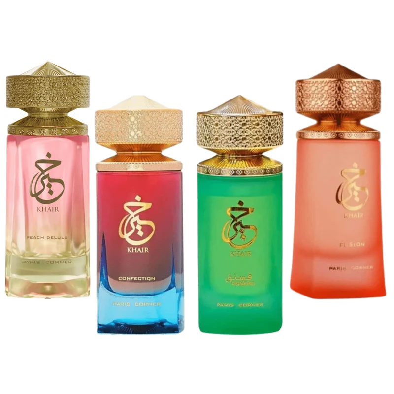Pack Khair – Coffret 4 Parfums Paris Corner | 4 Fragrances Différentes (4 × 100 ml)