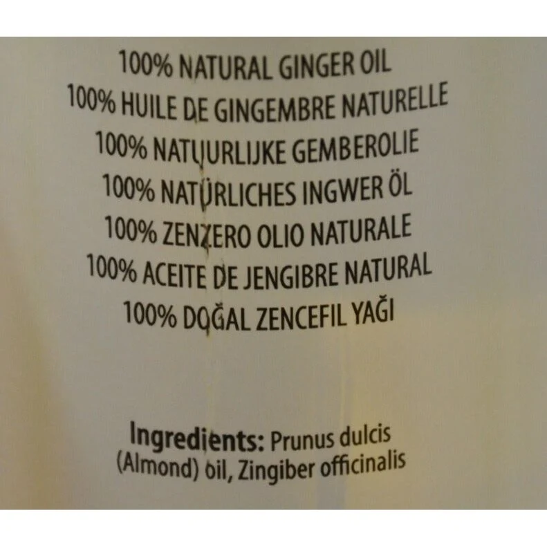 YARI ≡ Huile De Gingembre 100% Naturelle