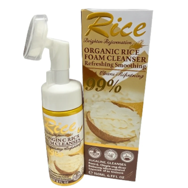 Wokali Organic Rice Foam Cleanser – Nettoyant Moussant au Riz Bio 99% 150ml