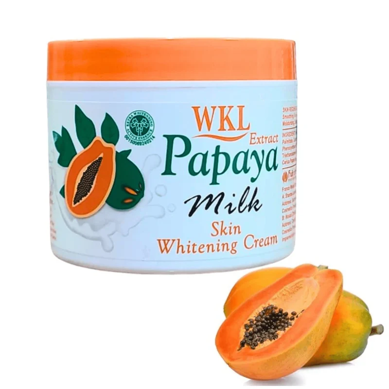 Crème Éclaircissante à l’Extrait de Papaye et au Lait Wokali – 115g