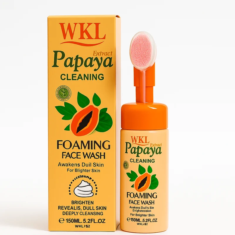 Mousse Papaye WKL – Nettoyant éclat visage