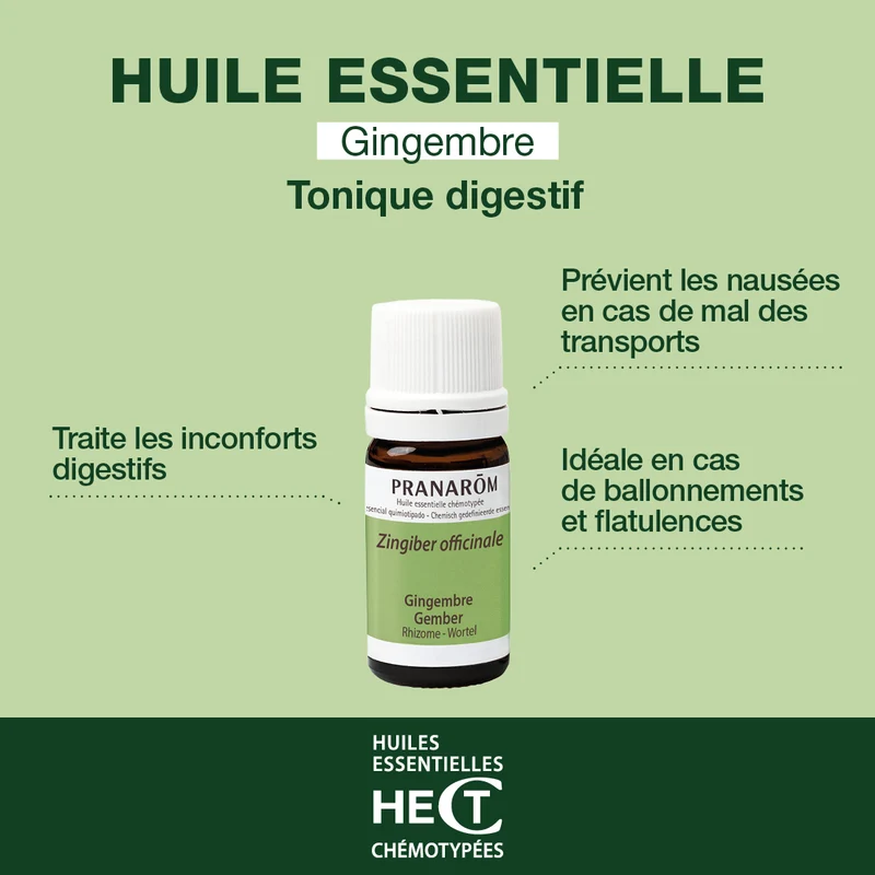 Huile Essentielle de Gingembre