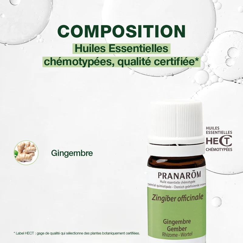 Huile Essentielle de Gingembre