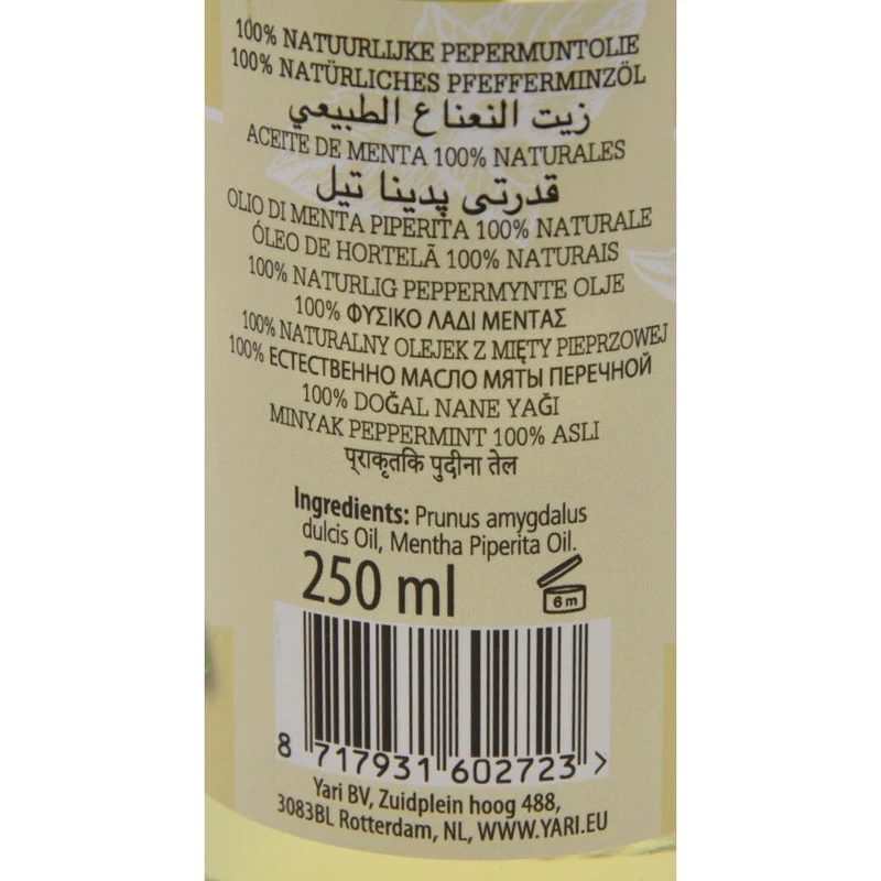 YARI ≡ Huile De Menthe Poivrée 100% Naturelle