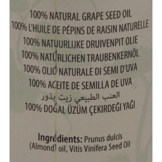 YARI ≡ Huile De Pépins De Raisin 100% Naturelle