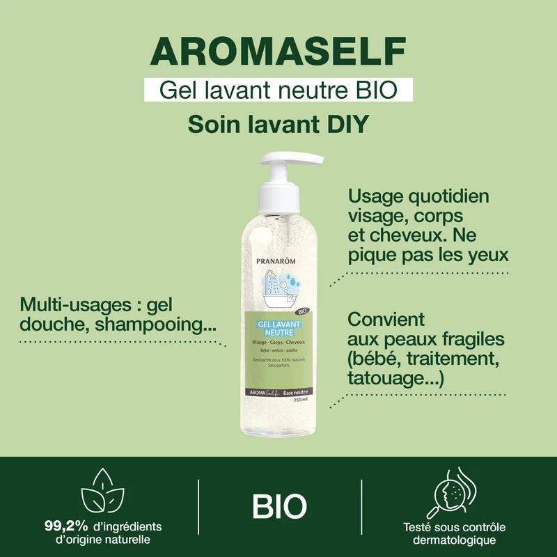 Gel lavant neutre - Bio