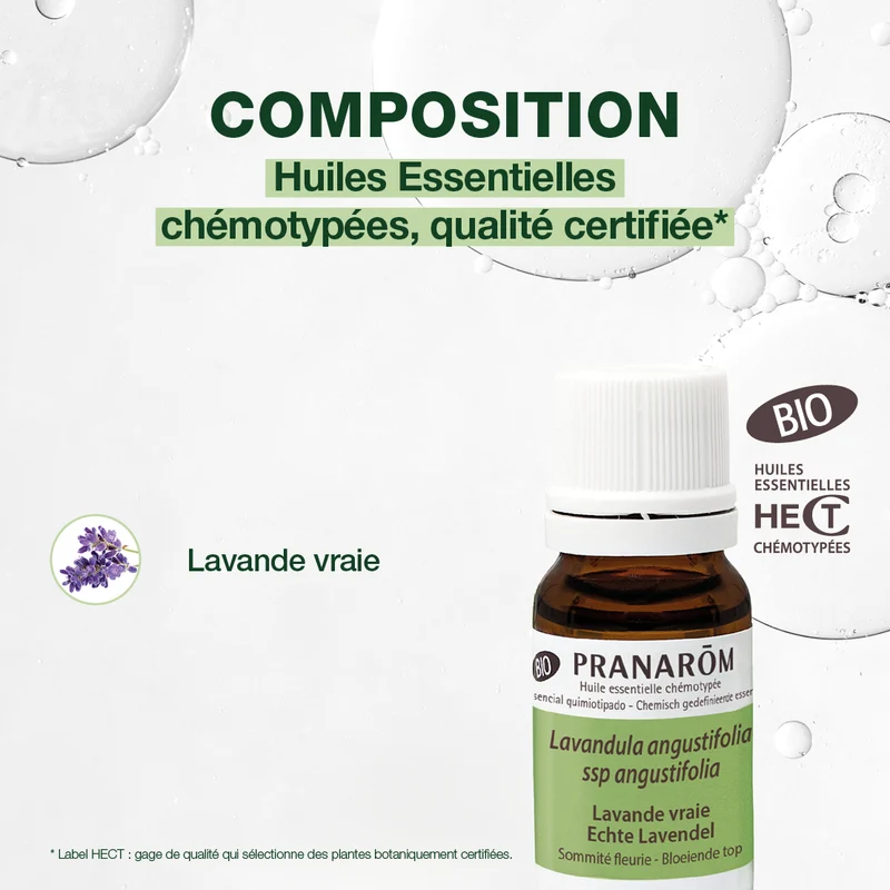 Huile Essentielle de Lavande vraie - Bio