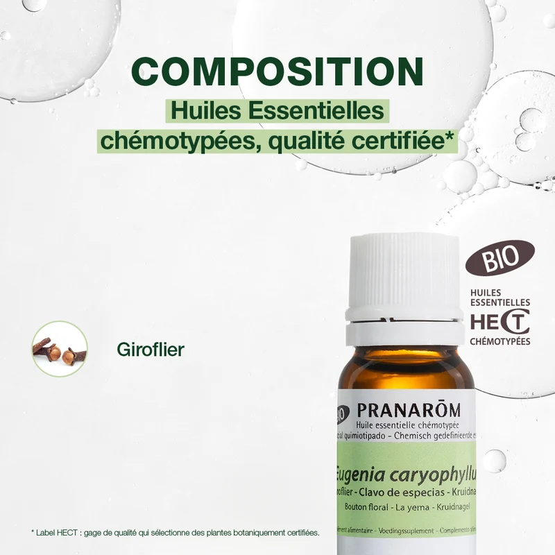 Huile Essentielle de Giroflier - Bio
