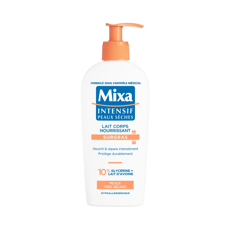 MIXA INTENSIF PEAUX SECHES ≡ Lait Corps Nourrissant "Surgras"