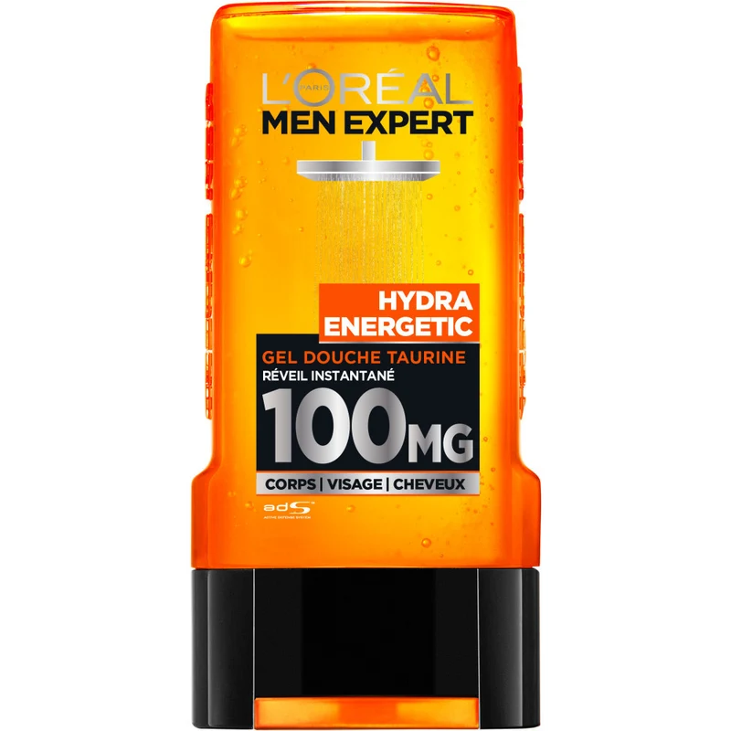 L'OREAL MEN EXPERT ≡ Gel Douche "Hydra Energetic" Réveil Instantané