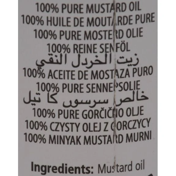 YARI ≡ Huile De Moutarde 100% Naturelle