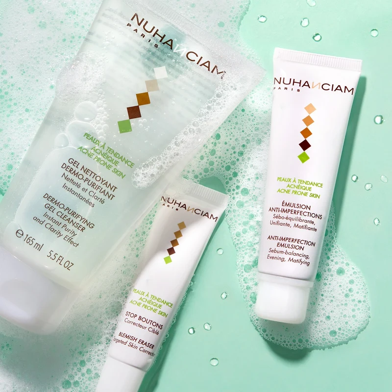 NUHANCIAM PARIS ≡ Gel Nettoyant-Dermo Purifiant