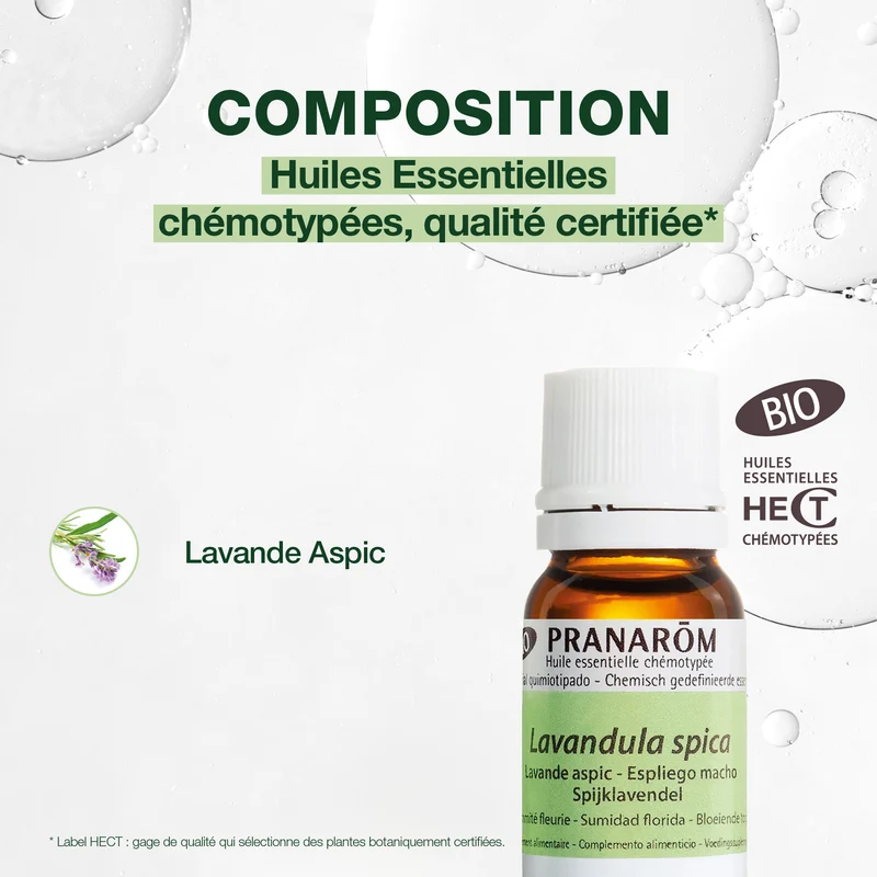 Huile Essentielle de Lavande aspic - Bio