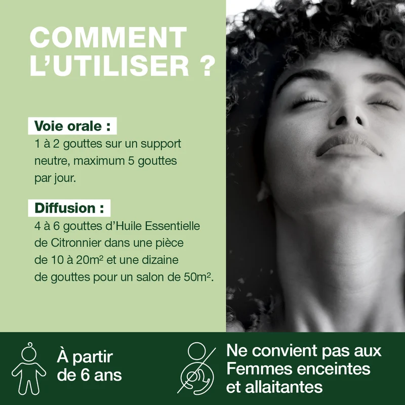 Huile Essentielle de Citronnier - Bio
