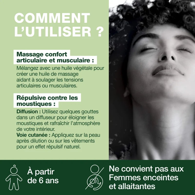 Huile Essentielle d'Eucalyptus citronné - Bio