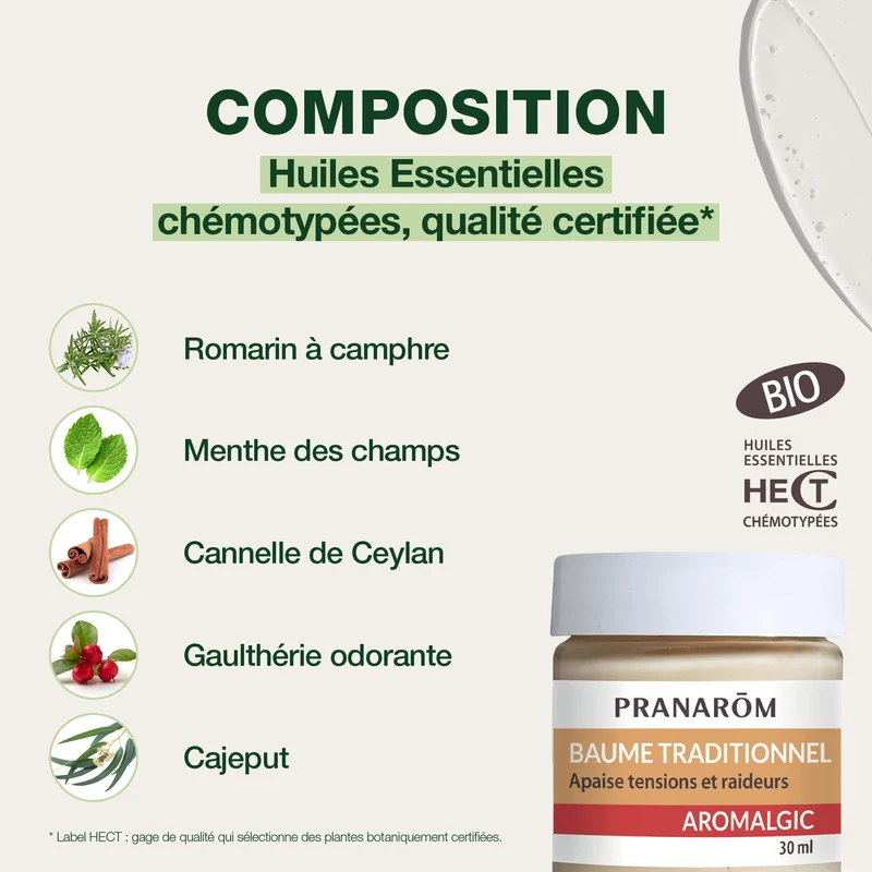 Baume traditionnel pour muscles