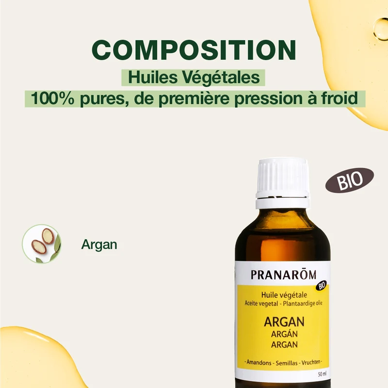 Huile Végétale d'Argan - Bio