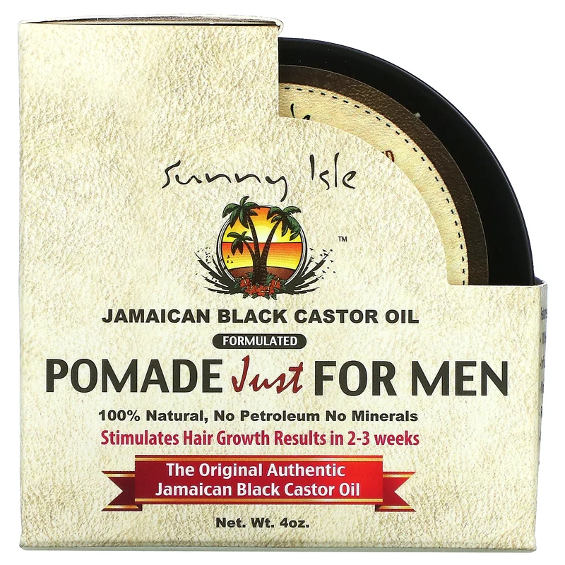 SUNNY ISLE JAMAICAN BLACK CASTOR OIL ≡ Pommade Homme