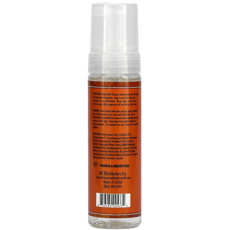SUNNY ISLE JAMAICAN BLACK CASTOR OIL ≡ Mousse Coiffante