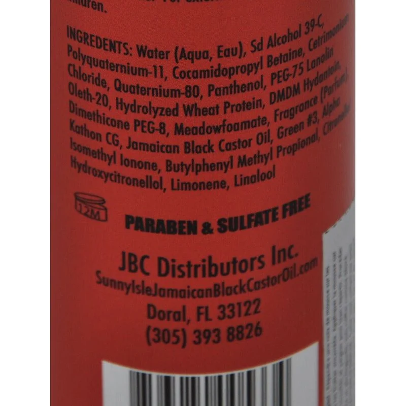 SUNNY ISLE JAMAICAN BLACK CASTOR OIL ≡ Mousse Coiffante