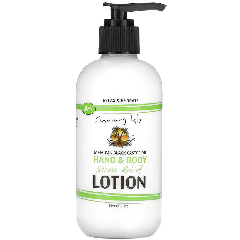SUNNY ISLE JAMAICAN BLACK CASTOR OIL ≡ Lotion Anti-stress Pour Mains Et Corps