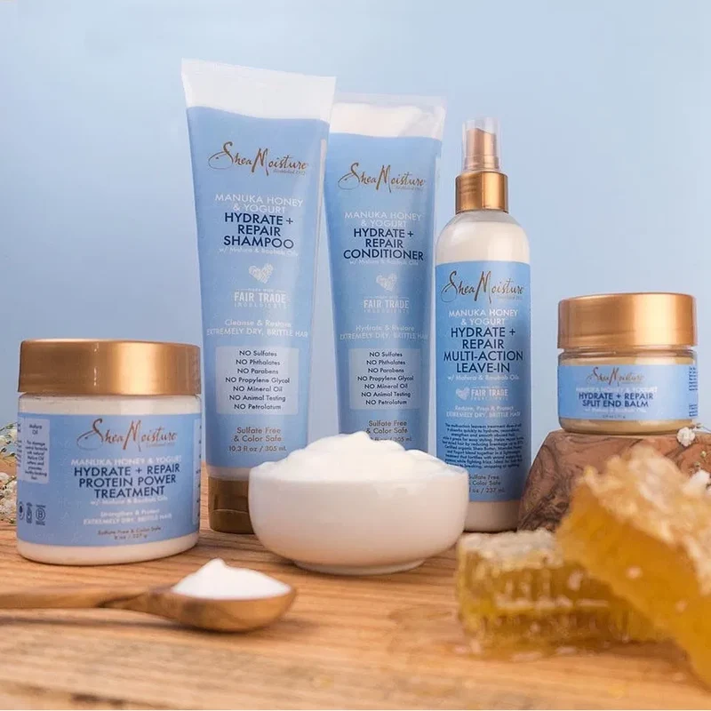 SHEA MOISTURE MANUKA HONEY & YOGURT ≡ Traitement Réparateur Protéiné
