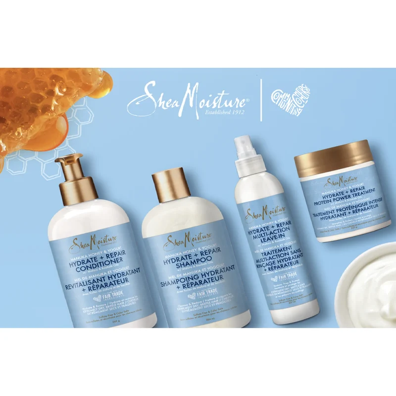 SHEA MOISTURE MANUKA HONEY & YOGURT ≡ Traitement Réparateur Protéiné
