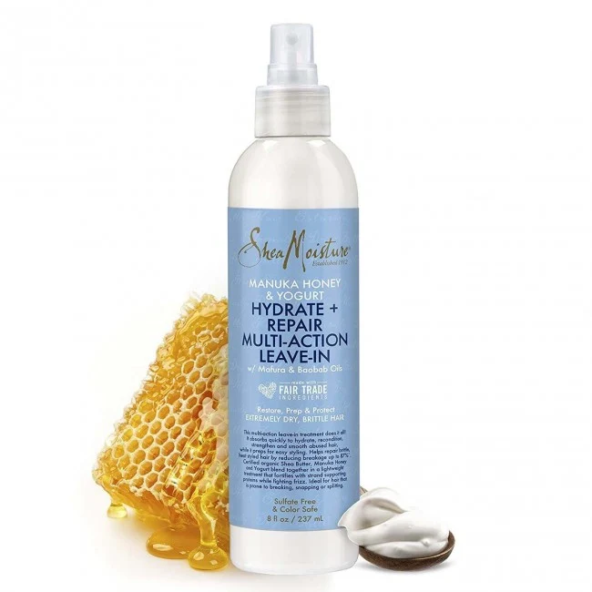 SHEA MOISTURE MANUKA HONEY & YOGURT ≡ Soin Hydratant Et Réparateur Sans Rinçage