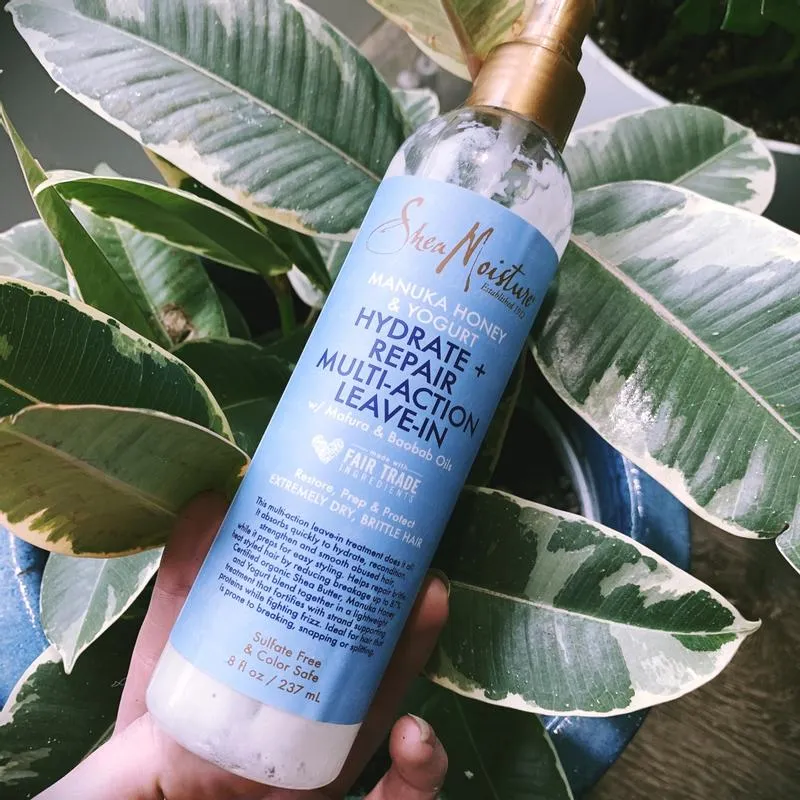 SHEA MOISTURE MANUKA HONEY & YOGURT ≡ Soin Hydratant Et Réparateur Sans Rinçage