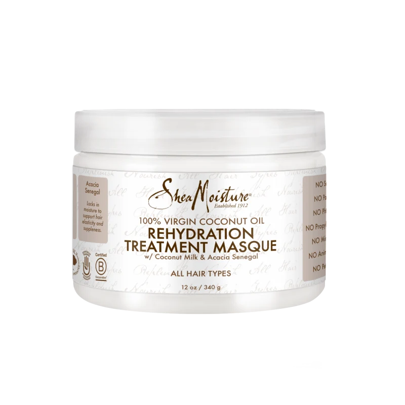 SHEA MOISTURE 100% VIRGIN COCONUT OIL ≡ Masque Capillaire