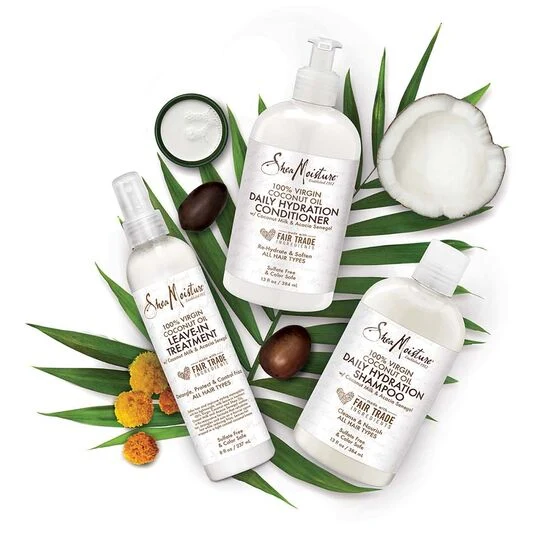 SHEA MOISTURE 100% VIRGIN COCONUT OIL ≡ Masque Capillaire