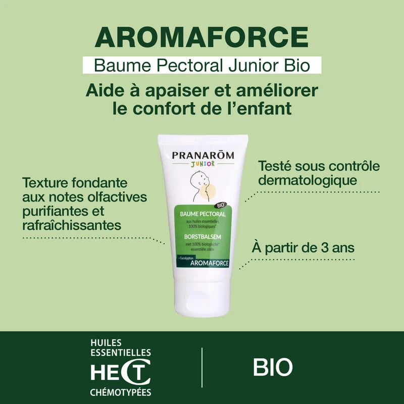 Baume pectoral pour enfants - Bio