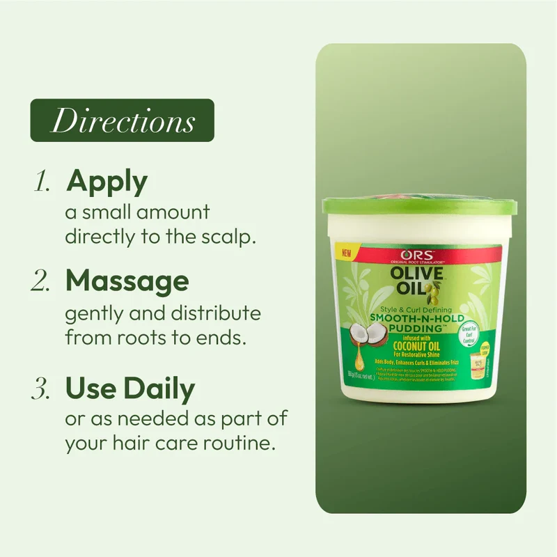 ORS OLIVE OIL ≡ SMOOTH-N-HOLD PUDDING