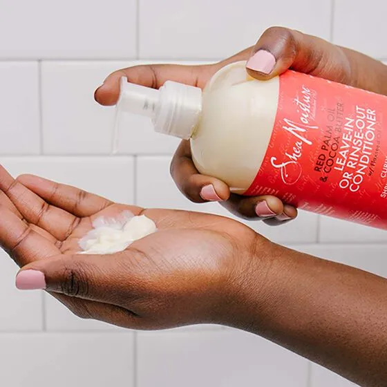 SHEA MOISTURE RED PALM OIL & COCOA BUTTER ≡ Après-Shampooing Sans Rinçage