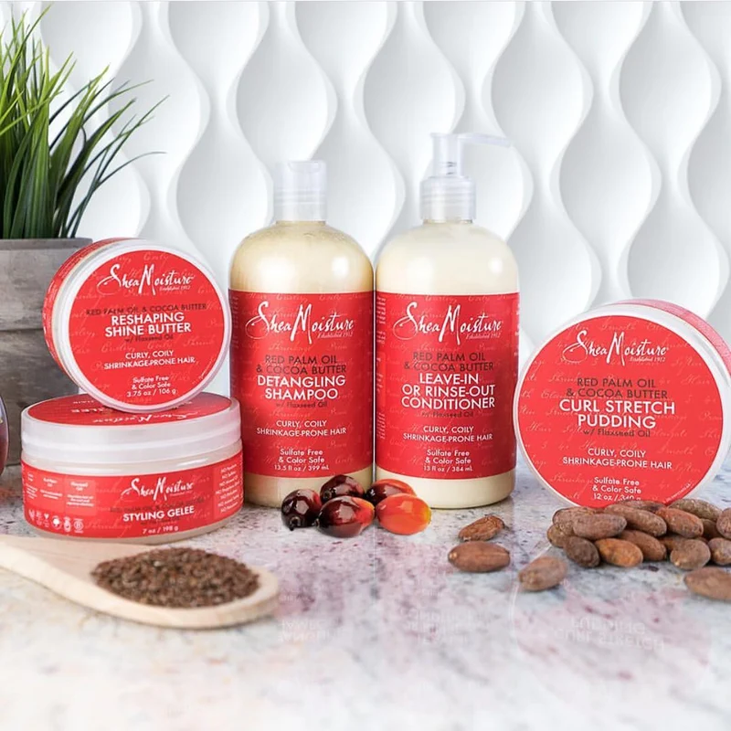 SHEA MOISTURE RED PALM OIL & COCOA BUTTER ≡ Après-Shampooing Sans Rinçage