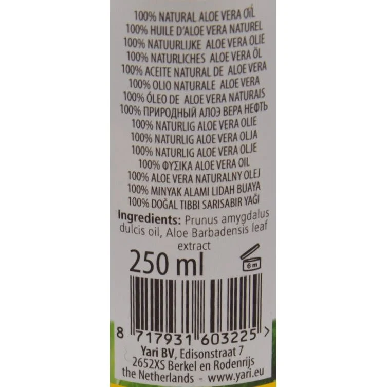 YARI ≡ Huile D'Aloe Vera 100% Pure