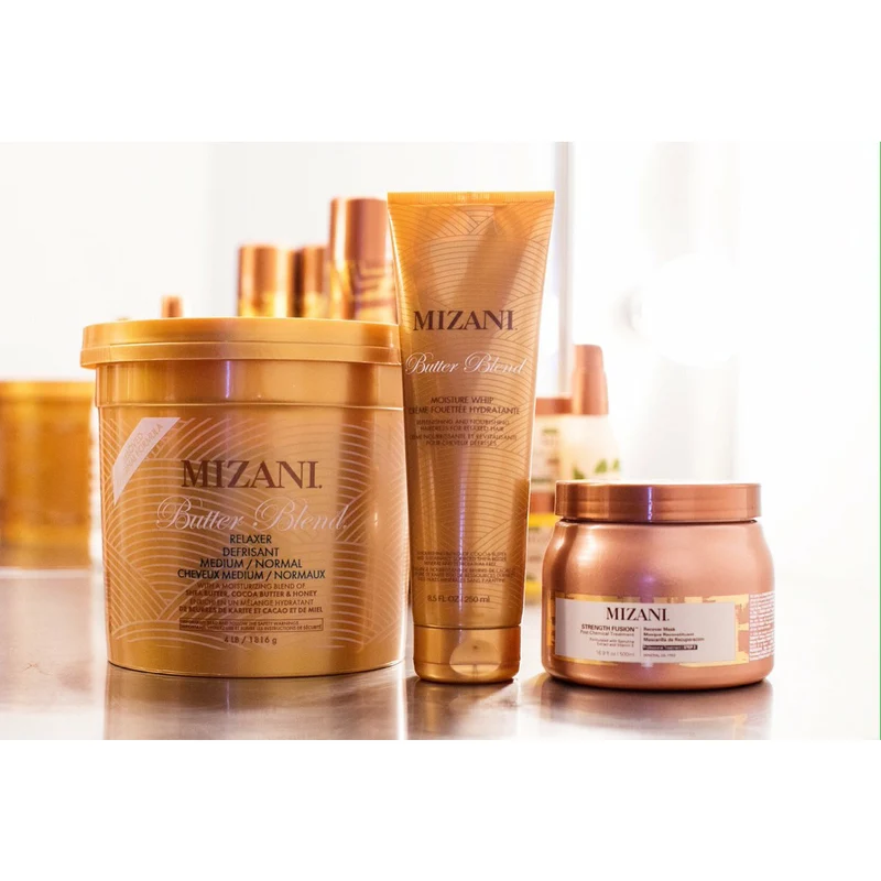 MIZANI BUTTER BLEND ≡ Défrisant Cheveux Colorés, Crépus Et Cassants