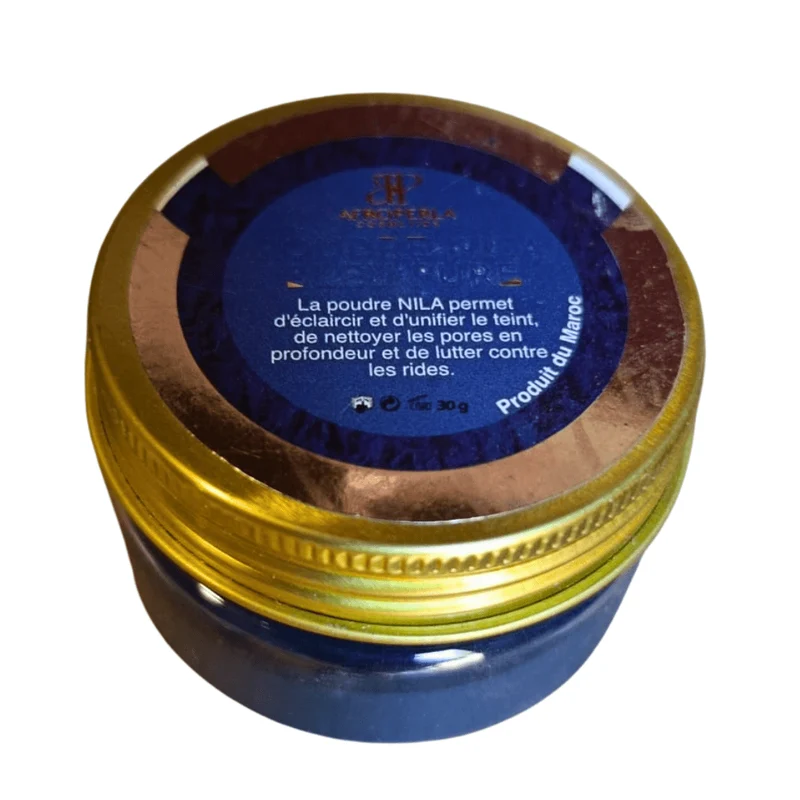 Poudre de Nila Indigo – Éclat & Teint Unifié