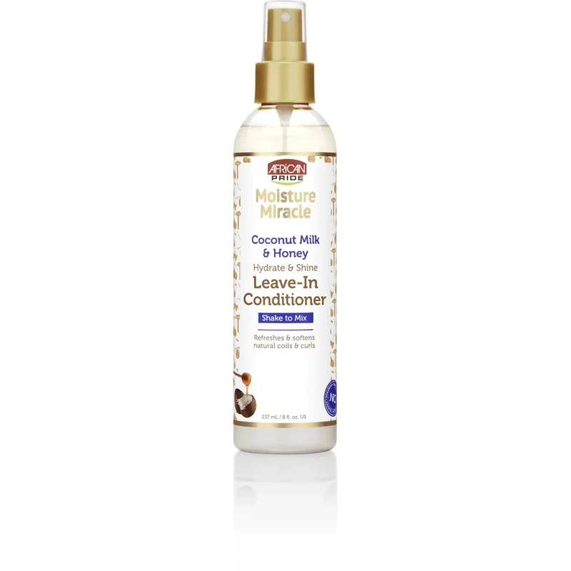 AFRICAN PRIDE MOISTURE MIRACLE ≡ Leave-in Conditioner Lait de Coco et Miel