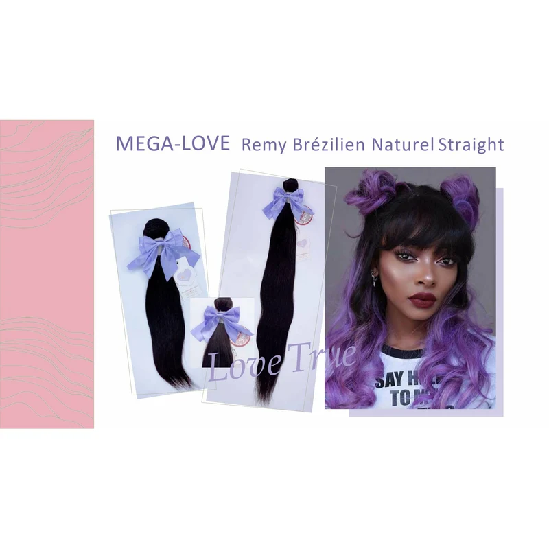 LOVE TRUE PARIS ≡ Mèche Brésilienne Lisse Remy