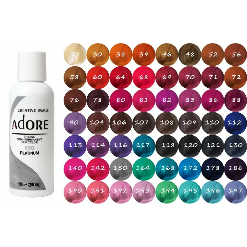 ADORE ≡ Colorations semi-permanentes