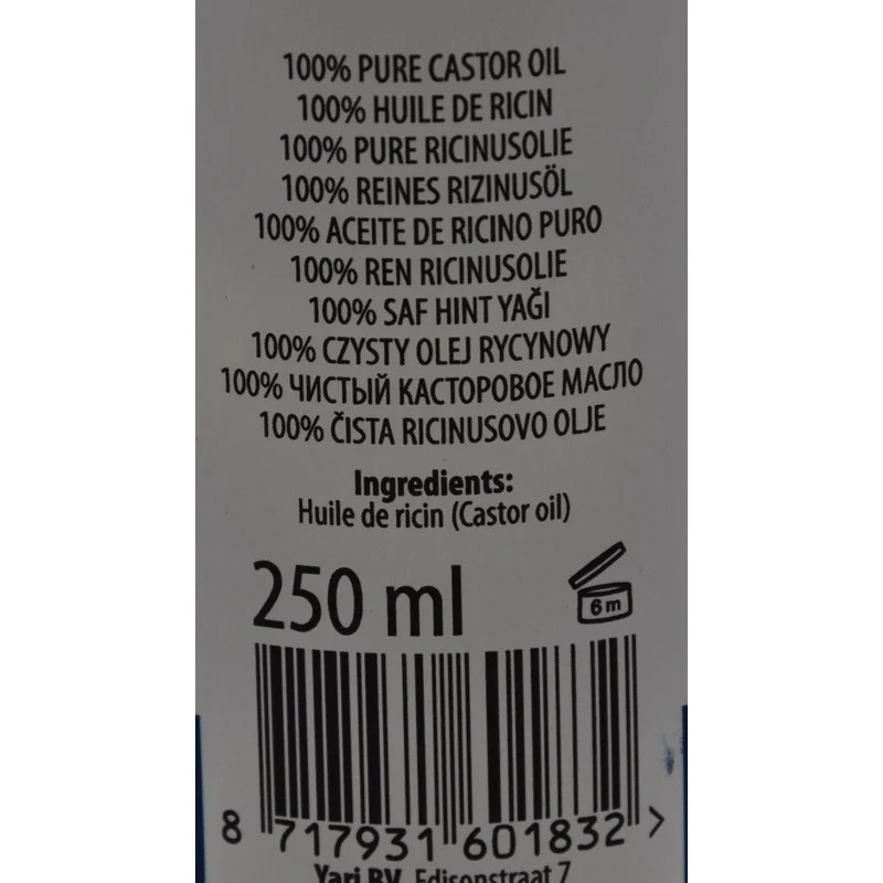 YARI ≡ Huile De Ricin 100% Pure