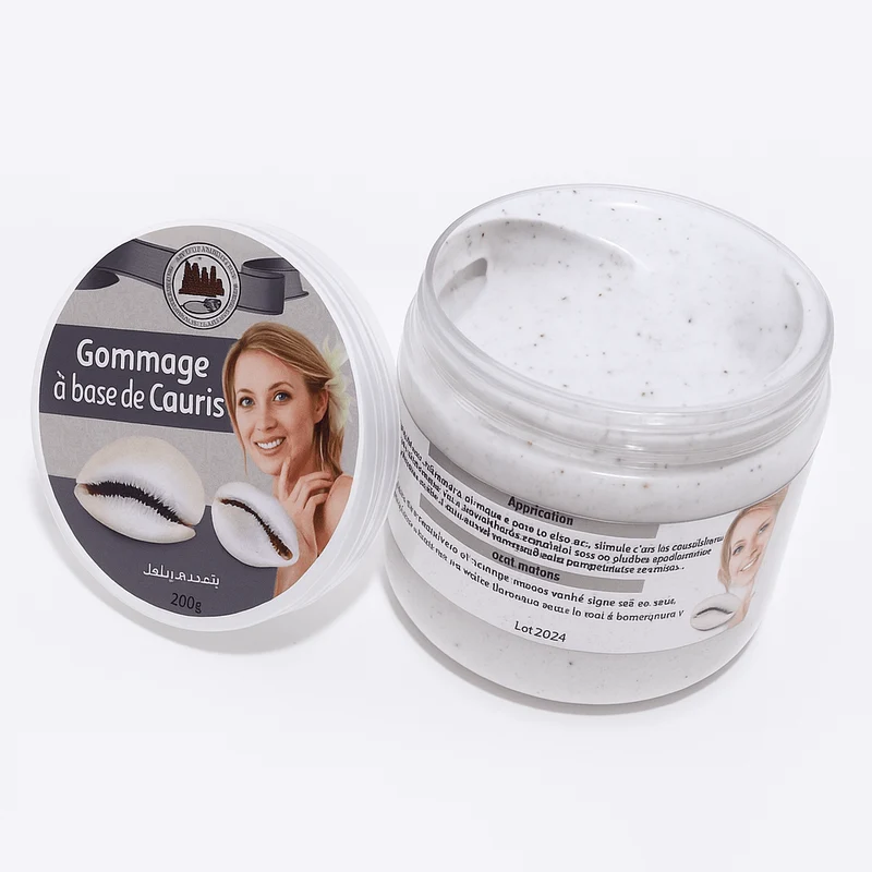 Gommage à base de Cauris 200g – Packs 6, 12, 24