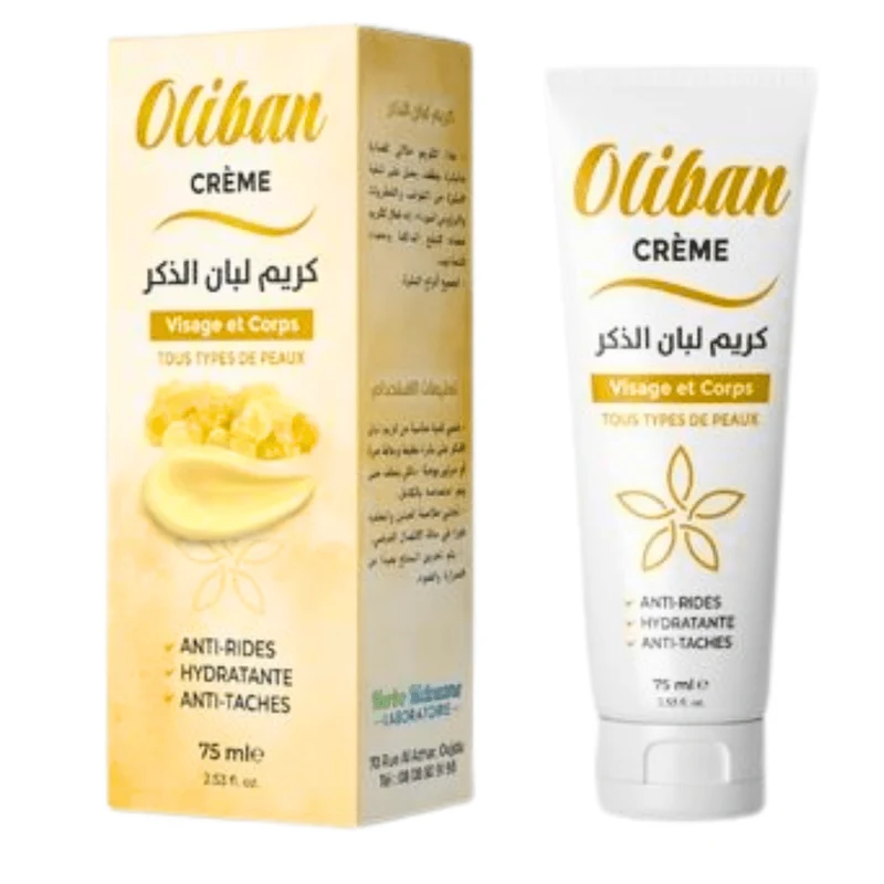 Crème Oliban 75ml – Hydratation & Éclat