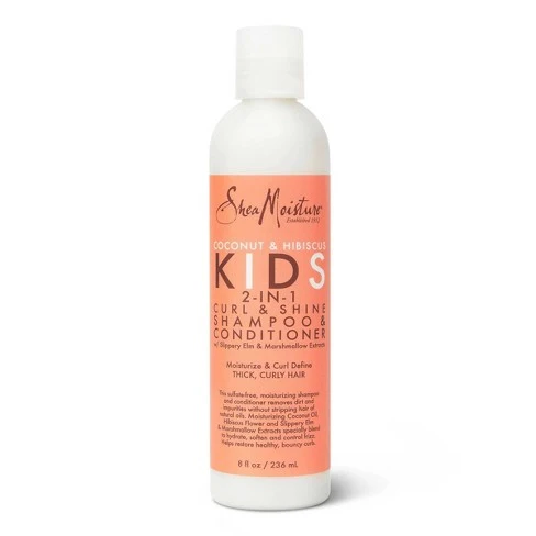 SHEA MOISTURE KIDS COCONUT & HIBISCUS ≡ Shampooing & Conditionneur 2-en-1