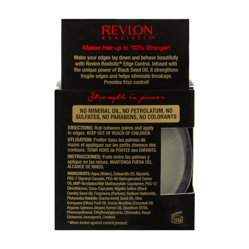 REVLON REALISTIC BLACK SEED OIL ≡ Gel de fixation